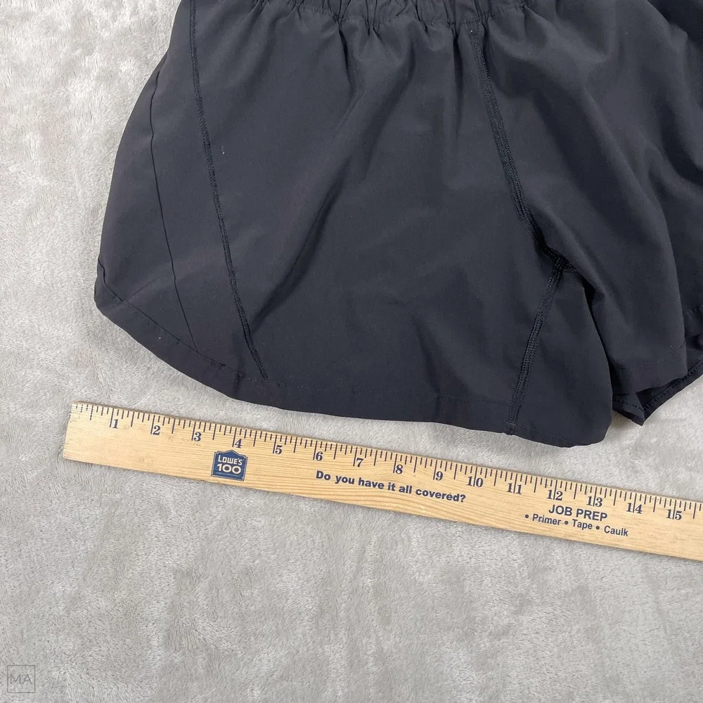 Lululemon Womens Track That Shorts Lined Active Athleisure Running Casual 8 Blk